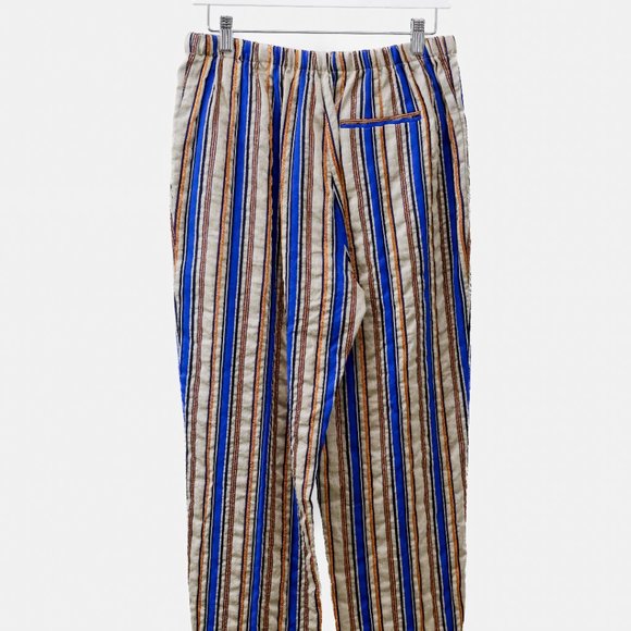 Forte_Forte R/19 6021 Blue Striped Pants - Picture 3 of 12